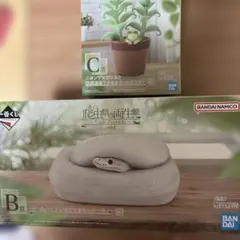 一番くじ 爬虫類＆両生類 B賞&C賞2点セット ボールパイソン＆ニホン