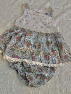 souris スーリー　ミルキースーツ　フラワープリント セットアップ2点セット