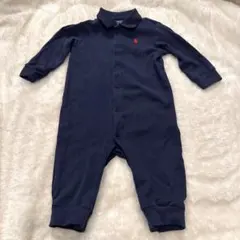 Ralph Lauren ロンパース 70㎝　長袖　秋冬　ネイビー