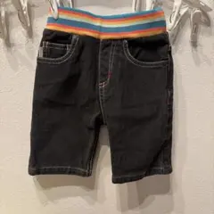 Paul Smith 黒デニムショートパンツ 80cm