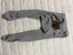 ギャップ　クマ刺繍 ベビータイツ 12-24M くまけつ