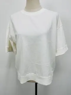 mitis⭐︎吸汗性抜群⭐︎日常使いに⭐︎ナチュラル⭐︎半袖TシャツM【中古】C92のサムネイル