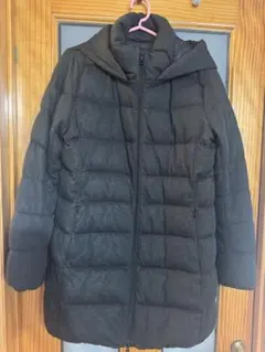 UNIQLOウルトラライトダウン ストレッチフーデットコート Lサイズ