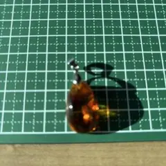天然石 アンバー 琥珀 ペンダントトップ ハンドメイド素材