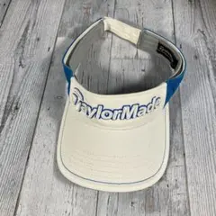 TaylorMade メンズバイザー ホワイト/ブルー