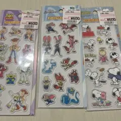 トイ・ストーリー ズートピア スヌーピー シールセット
