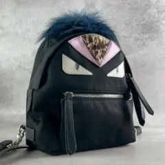 希少 FENDI フェンディ バグズ モンスター リュック ミニバックパック 黒のサムネイル