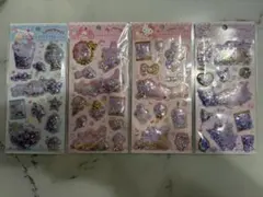 新品未開封　キラキラカプセルシール サンリオ　4個セット