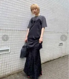 AMERI アメリMEDI SATIN DOCKING TUNIC TEE F - メルカリ