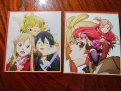 【バラ売り可】劇場版SAO 冥き夕闇のスケルツォ ミニ色紙風ポートレートセット