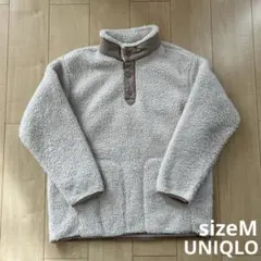 UNIQLO フリースオーバーサイズプルオーバー サイズM