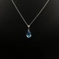 560遺品整理品　ネックレス　トパーズ？　ジルコニア？　ガラス？　ヴィンテージ