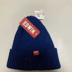 再再値下げEDWIN ニット帽　紺