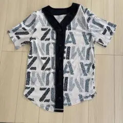 ZUMBA WEAR ベースボールシャツ 総柄 XSのサムネイル