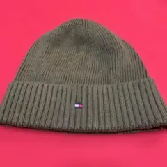 TOMMY HILFIGER ニット帽 ビーニー カーキのサムネイル