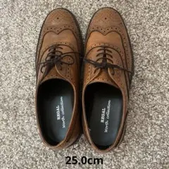 REGAL worth collection ブラウン ウィングチップ 革靴