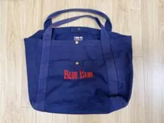 【中目黒購入】BLUE BLUE キャンバストートバッグ 赤刺繍ロゴ ネ