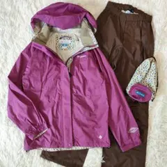 コロンビア　レディース　レインウェア　上下セット　防水透湿　オムニテック　S