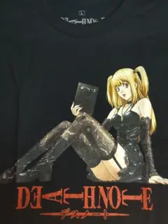 デスノート 弥海砂 Lサイズ アニメ Tシャツ 黒 ミサミサ