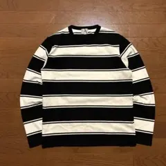 TK stripe long T shirt Mサイズ 短丈 stretch