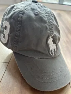 ポロラルフローレン　キャップ　キッズ　グレー　53センチ