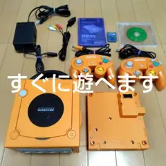 【動作確認済】ゲームキューブ　ゲームボーイプレイヤー　本体　セット　①　オレンジ