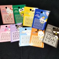 【送料込】Seria/サンリオネイルシール　　ミニシール9セット