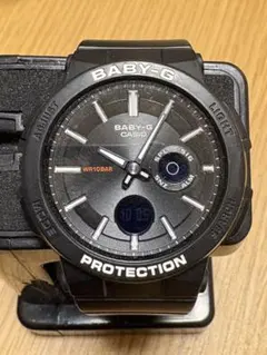 《美品》Baby-G BGA-255 黒 軽量33g 電池交換済 アナデジ