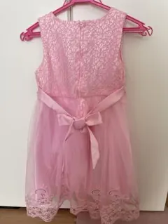 ピンク レースドレス 130cm