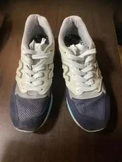 New Balance 998/ネイビー/ホワイト/ミント スニーカー