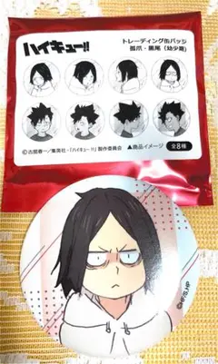 孤爪研磨 ハイキューいただきます 缶バッジ 23点 まとめ売り ハイキュー!! 孤爪研磨 くつろぎシリーズ いただきます 缶バッジ