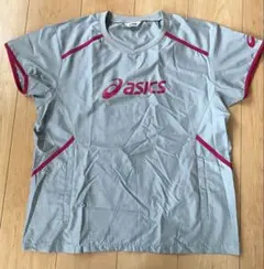 asics グレー Ｌサイズ ウォームアップウェア