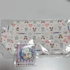 献血ポチャッコ　B型ピンバッチ＆ポーチセット