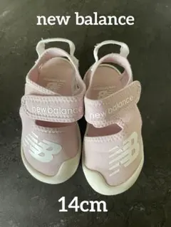 New Balance 14.0㎝ピンク サンダル