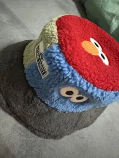 セサミストリート ⭐︎ファーバケットハット