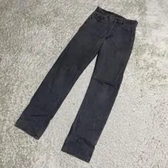 90s リーバイス　501 先染め　ブラックデニムUSA製　W27