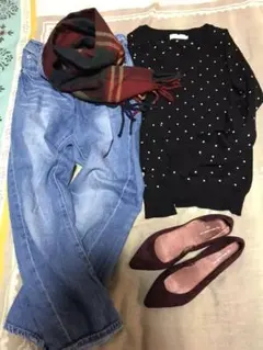 アースミュージック&エコロジー  ドット ニット