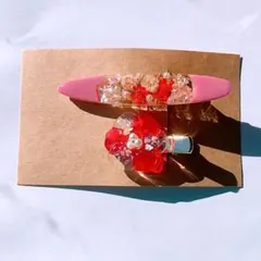 NO.362    ハンドメイド　レジン　ヘアピン 2点セット