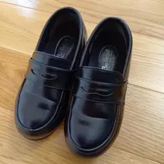 【17.5cm　18.0cm】男の子　女の子　黒ローファー フォーマルシューズ