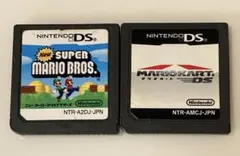 New スーパーマリオブラザーズとマリオカート DS用ソフトセット(動作確認済)
