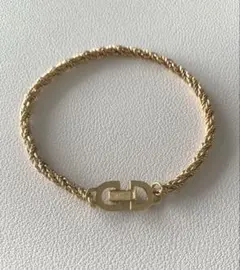 Dior クリスチャン ディオール プチ CD ピンククリスタル ブレスレット