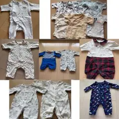 ベビー服セット ロンパース・カバーオール　まとめ売り　50〜60