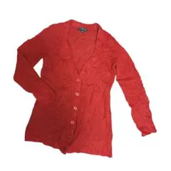 INC INTERNATIONAL CONCEPTS 赤 ニットカーディガン M