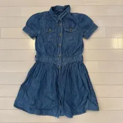 ポロ ラルフローレンデニムワンピース 半袖 120cm