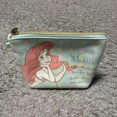 アリエル　マチ付きポーチ　小物化粧　リトルマーメイド　ディズニー