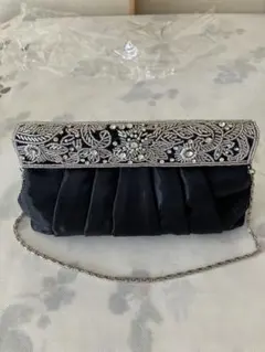 NOCTILUCA ビーズ装飾 クラッチバッグ 2WAY