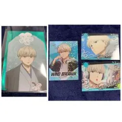 梶　ステッカー、カードwind breaker