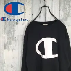 チャンピオン デカロゴ  長袖 ロンt tシャツ