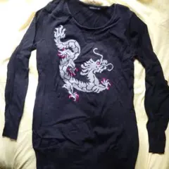 【VIVIENNE TAM】希少バックドラゴン 刺繍 　スェットジップジャケット VIVIENNE TAM】希少バックドラゴン 刺繍 スェットジップ