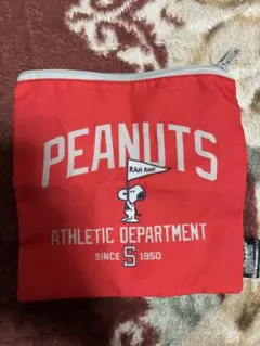 スヌーピー PEANUTS ポーチ レッド